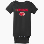 CANEY CREEK HIGH SCHOOL PANTHERS Rabbit Skins Infant Short Sleeve Baby Rib Onesie Front Thumbnail
