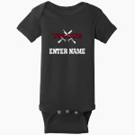 HAMILTON COUNTY HIGH SCHOOL TROJANS <span class="pdp-name-mascot">HAMILTON COUNTY TROJANS</span> Rabbit Skins Infant Short Sleeve Baby Rib Onesie Front Thumbnail