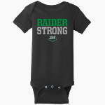 REYNOLDS HIGH SCHOOL RAIDERS <span class="pdp-name-mascot">REYNOLDS RAIDERS</span> Rabbit Skins Infant Short Sleeve Baby Rib Onesie Front Thumbnail