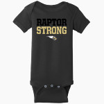 East Ridge Raptors <span class="pdp-name-mascot">East Ridge Raptors</span> Rabbit Skins Infant Short Sleeve Baby Rib Onesie Front Thumbnail