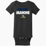 Mahone Mustangs Rabbit Skins Infant Short Sleeve Baby Rib Onesie Front Thumbnail