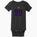 Camden War Eagles <span class="pdp-name-mascot">Camden Eagles</span> Rabbit Skins Infant Short Sleeve Baby Rib Onesie Front Thumbnail