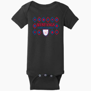 Rabbit Skins Infant Short Sleeve Baby Rib Onesie