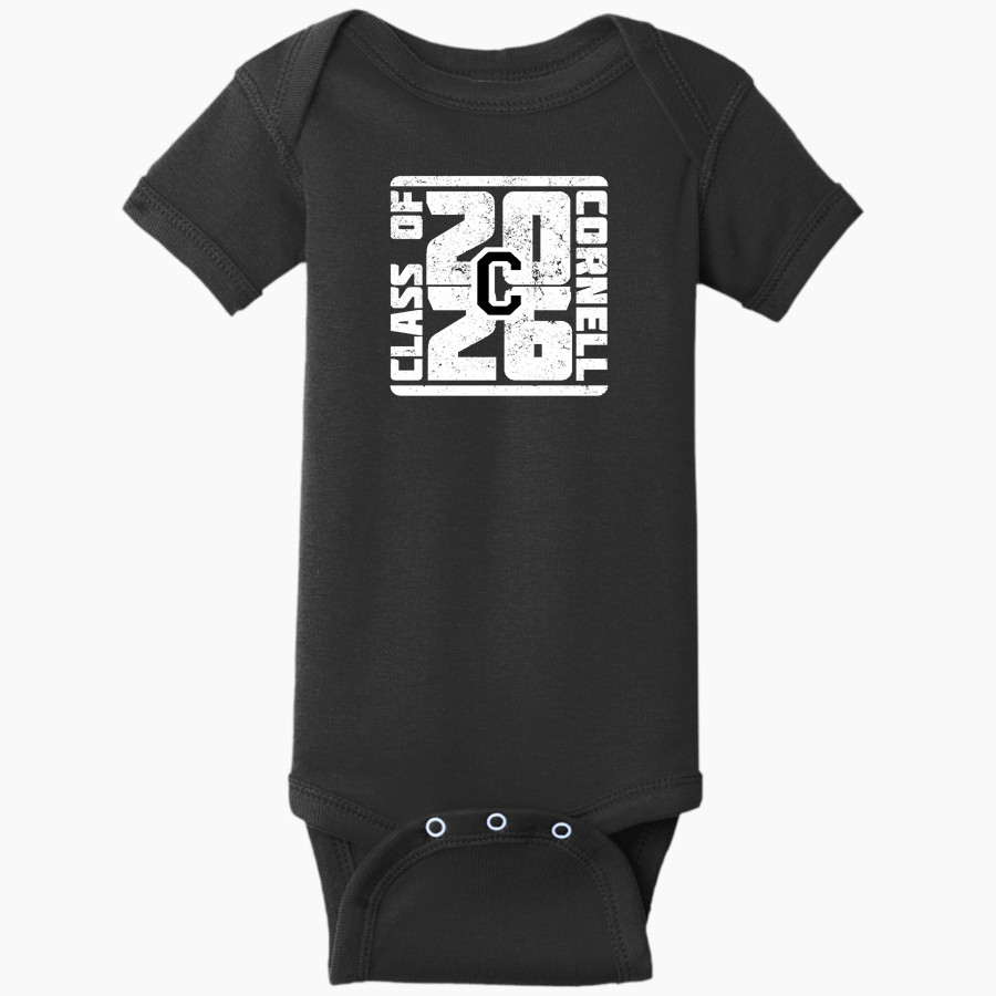 Cornell Rams <span class="pdp-name-mascot">Cornell Rams</span> Rabbit Skins Infant Short Sleeve Baby Rib Onesie
