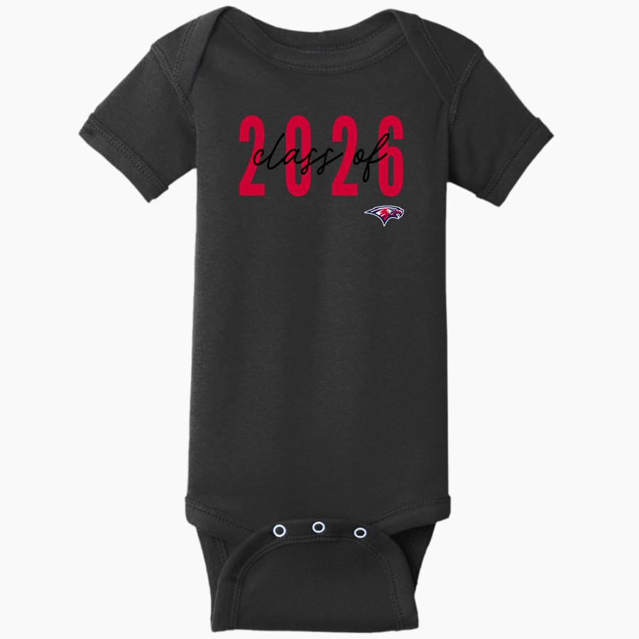 CENTRAL CATHOLIC HIGH SCHOOL EAGLES <span class="pdp-name-mascot">CENTRAL EAGLES</span> Rabbit Skins Infant Short Sleeve Baby Rib Onesie