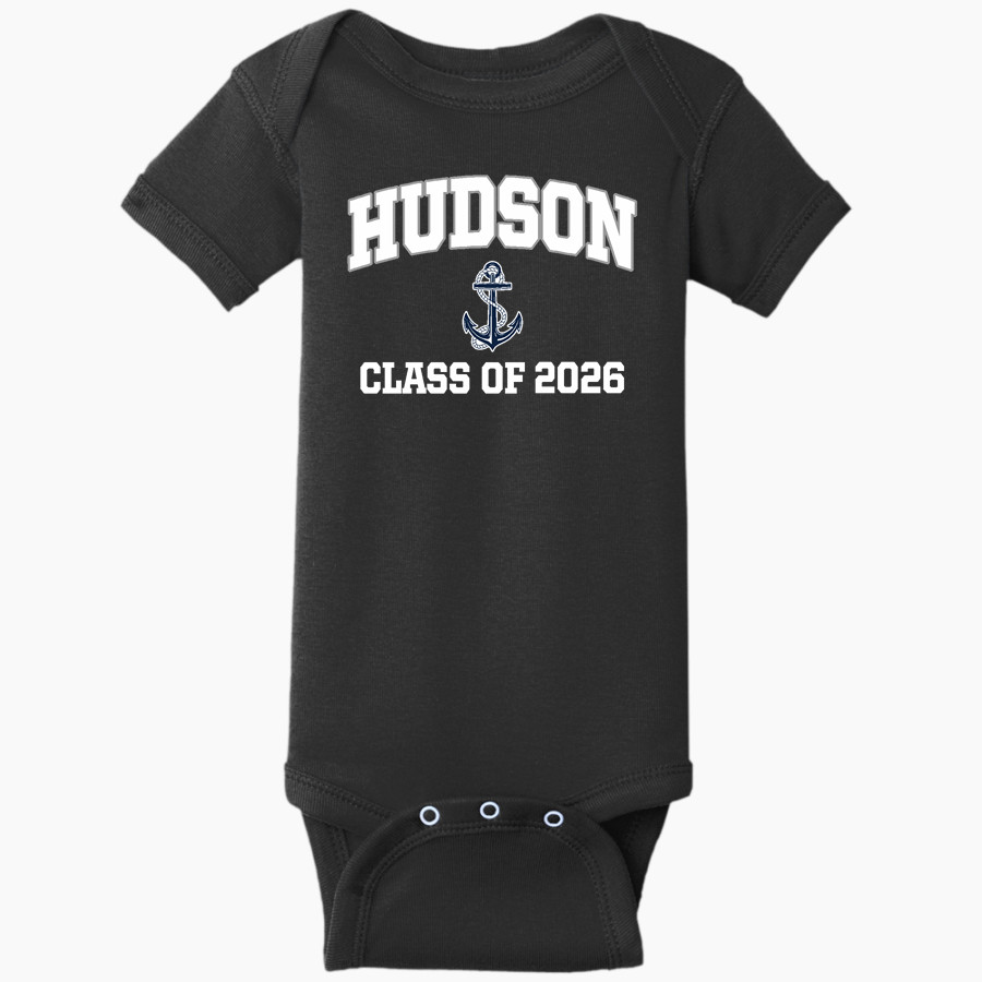 Hudson Explorers <span class="pdp-name-mascot">Hudson Explorers</span> Rabbit Skins Infant Short Sleeve Baby Rib Onesie
