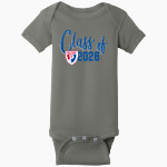 Plainfield Quakers <span class="pdp-name-mascot">Plainfield Quakers</span> Rabbit Skins Infant Short Sleeve Baby Rib Onesie Front Thumbnail