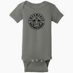 Empowered Volleyball Academy <span class="pdp-name-mascot">Empowered Sports Club</span> Rabbit Skins Infant Short Sleeve Baby Rib Onesie Front Thumbnail