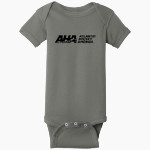 Atlantic Hockey Hockey <span class="pdp-name-mascot">Atlantic Hockey Association</span> Rabbit Skins Infant Short Sleeve Baby Rib Onesie Front Thumbnail