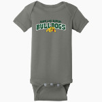 BURR AND BURTON ACADEMY The Official Online Store Rabbit Skins Infant Short Sleeve Baby Rib Onesie Front Thumbnail