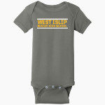 West Islip Lions <span class="pdp-name-mascot">West Islip Senior High School Tigers</span> Rabbit Skins Infant Short Sleeve Baby Rib Onesie Front Thumbnail