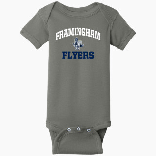 Rabbit Skins Infant Short Sleeve Baby Rib Onesie