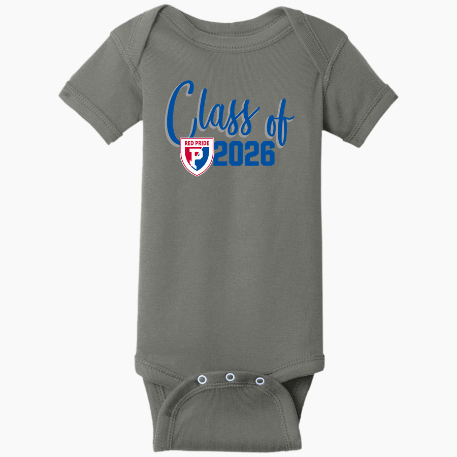 Plainfield Quakers <span class="pdp-name-mascot">Plainfield Quakers</span> Rabbit Skins Infant Short Sleeve Baby Rib Onesie