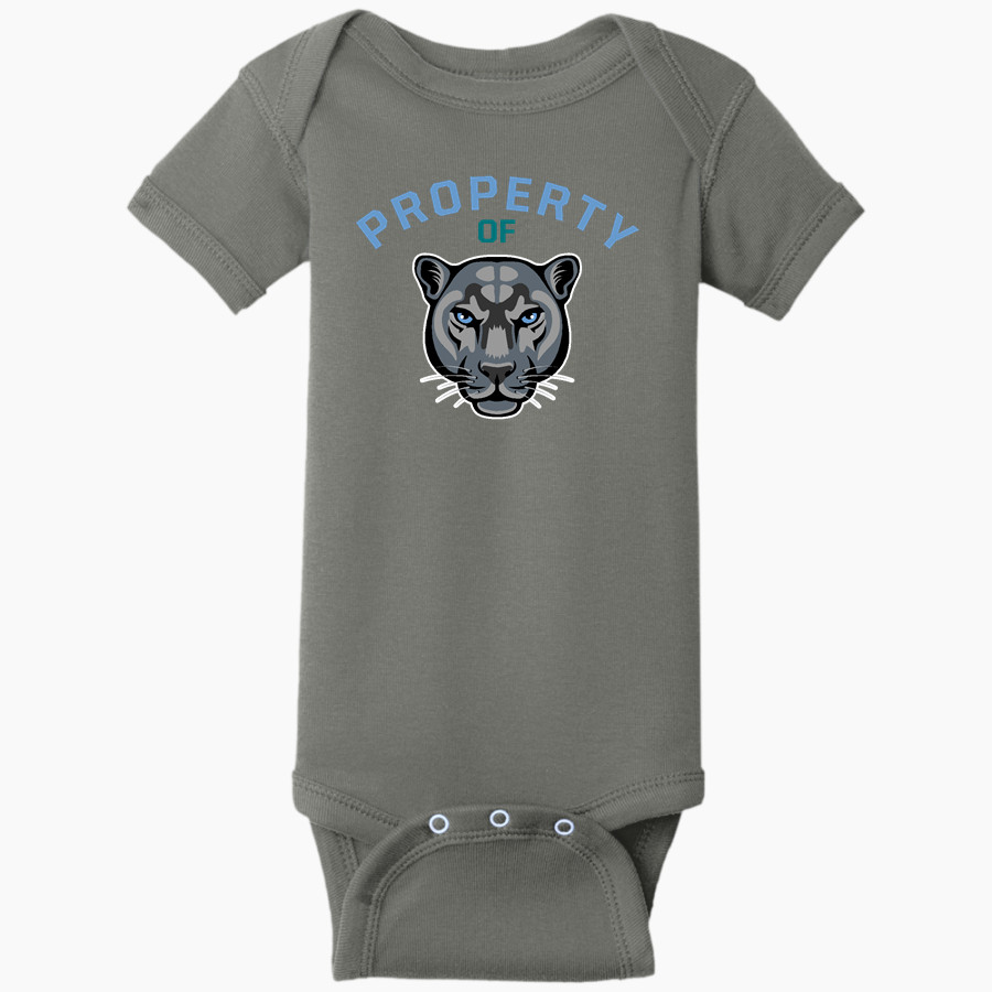 Pearson Panthers <span class="pdp-name-mascot">Pearson School Panthers</span> Rabbit Skins Infant Short Sleeve Baby Rib Onesie