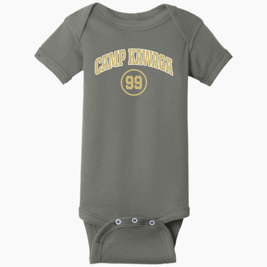 Camp Kawaga Sideline Store <span class="pdp-name-mascot">Camp Kawaga</span> Rabbit Skins Infant Short Sleeve Baby Rib Onesie