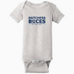 Dutchess BOCES <span class="pdp-name-mascot">Dutchess County BOCES</span> Rabbit Skins Infant Short Sleeve Baby Rib Onesie Front Thumbnail