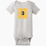 HIGHLAND HIGH SCHOOL HUSKIES <span class="pdp-name-mascot">HIGHLAND HUSKIES</span> Rabbit Skins Infant Short Sleeve Baby Rib Onesie Front Thumbnail