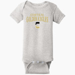 SPRINGFIELD CENTRAL HIGH SCHOOL GOLDEN EAGLES Rabbit Skins Infant Short Sleeve Baby Rib Onesie Front Thumbnail