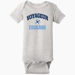 Voyageur K12 Voyageur K12 Rabbit Skins Infant Short Sleeve Baby Rib Onesie Front Thumbnail