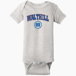 WALTHILL HIGH SCHOOL BLUJAYS <span class="pdp-name-mascot">WALTHILL PUBLIC BLUEJAYS</span> Rabbit Skins Infant Short Sleeve Baby Rib Onesie Front Thumbnail