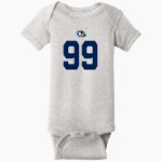 Calvary Lions Rabbit Skins Infant Short Sleeve Baby Rib Onesie Front Thumbnail