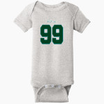 Farmington Glen Aquatic Club Rabbit Skins Infant Short Sleeve Baby Rib Onesie Front Thumbnail