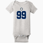 Paradise Valley Christian Prep Rabbit Skins Infant Short Sleeve Baby Rib Onesie Front Thumbnail