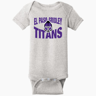 Rabbit Skins Infant Short Sleeve Baby Rib Onesie