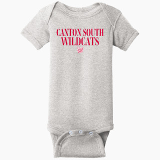 Rabbit Skins Infant Short Sleeve Baby Rib Onesie