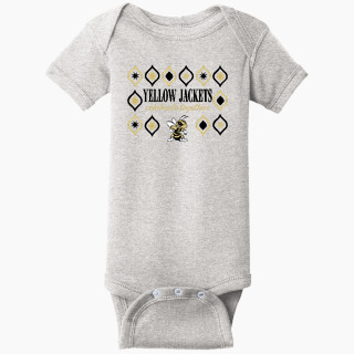 Rabbit Skins Infant Short Sleeve Baby Rib Onesie