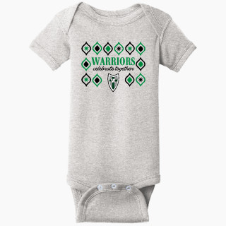 Rabbit Skins Infant Short Sleeve Baby Rib Onesie