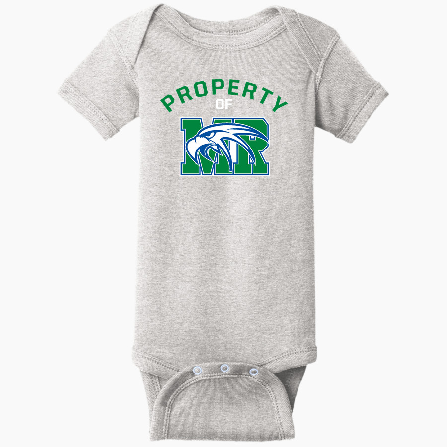 Maple River Eagles <span class="pdp-name-mascot">Maple River Eagles</span> Rabbit Skins Infant Short Sleeve Baby Rib Onesie
