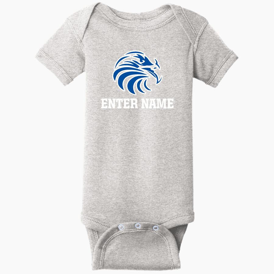 Alice Drive Hawks Rabbit Skins Infant Short Sleeve Baby Rib Onesie