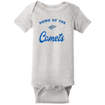 GREENVILLE HIGH SCHOOL COMETS <span class="pdp-name-mascot">GREENVILLE COMETS</span> Rabbit Skins Infant Short Sleeve Baby Rib Onesie Front Thumbnail