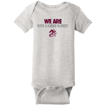 Math & Science Academy Dragons <span class="pdp-name-mascot">Math & Science Academy Dragons</span> Rabbit Skins Infant Short Sleeve Baby Rib Onesie Front Thumbnail