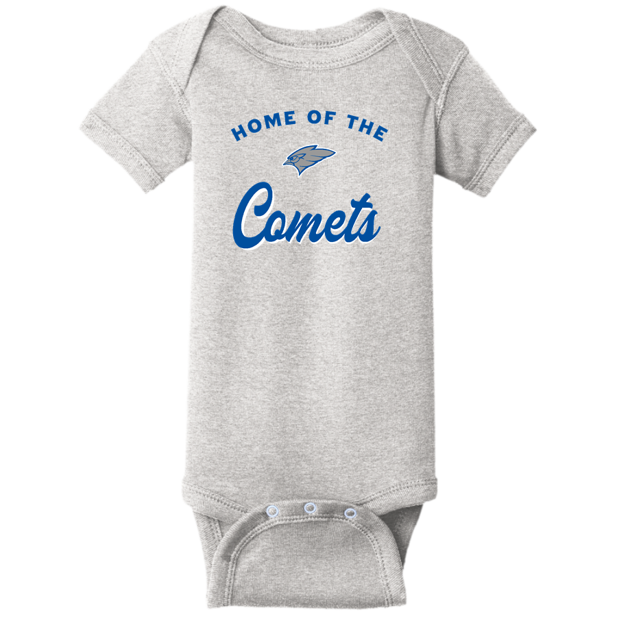 GREENVILLE HIGH SCHOOL COMETS <span class="pdp-name-mascot">GREENVILLE COMETS</span> Rabbit Skins Infant Short Sleeve Baby Rib Onesie