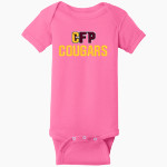 Canjo Cougars <span class="pdp-name-mascot">Canjo Cougars</span> Rabbit Skins Infant Short Sleeve Baby Rib Onesie Front Thumbnail