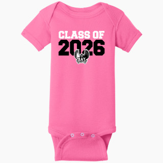 Rabbit Skins Infant Short Sleeve Baby Rib Onesie