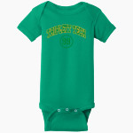 Triplett Tech Rabbit Skins Infant Short Sleeve Baby Rib Onesie Front Thumbnail