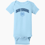 Blue Thunder Blue Thunder Rabbit Skins Infant Short Sleeve Baby Rib Onesie Front Thumbnail