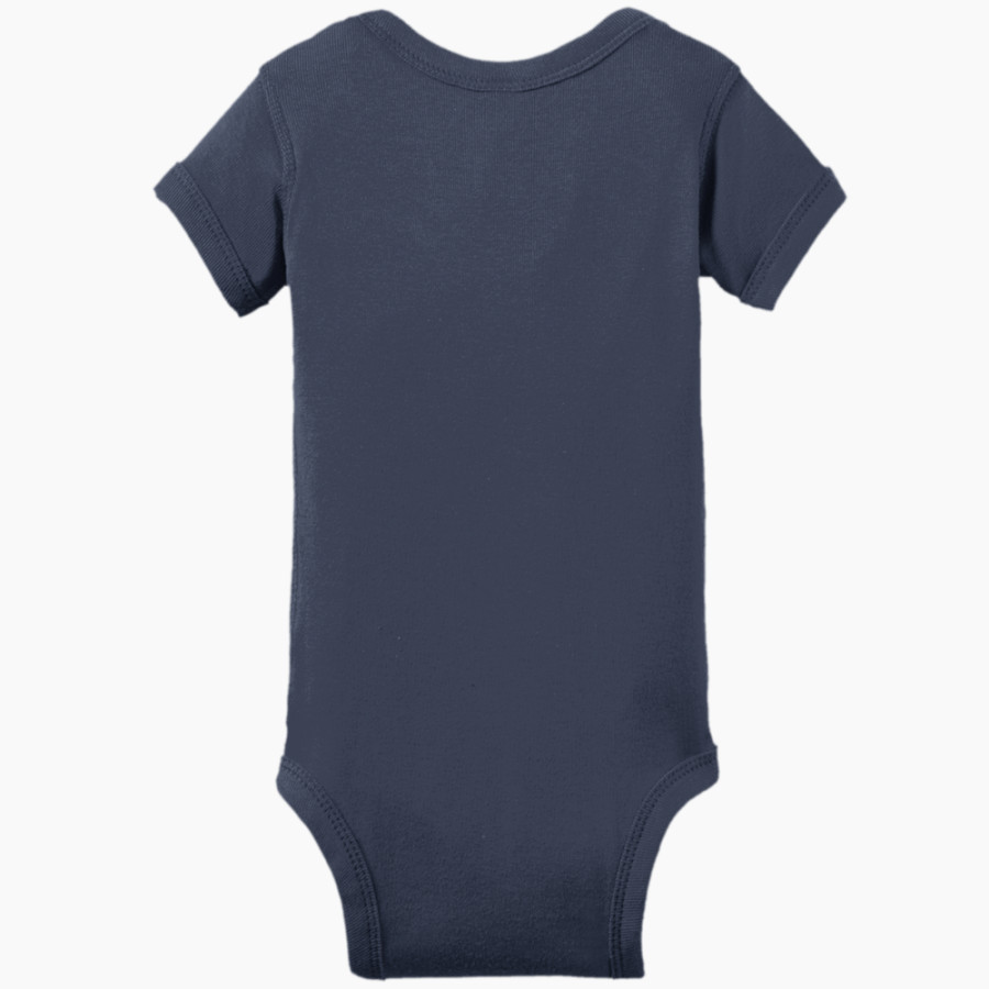 Germantown Academy Patriots Rabbit Skins Infant Short Sleeve Baby Rib Onesie