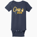 BELLEVILLE HIGH SCHOOL WILDCATS <span class="pdp-name-mascot">BELLEVILLE WILDCATS</span> Rabbit Skins Infant Short Sleeve Baby Rib Onesie Front Thumbnail