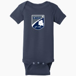 Southern Hills Athletic Conference SHAC <span class="pdp-name-mascot">Southern Hills Athletic Conference</span> Rabbit Skins Infant Short Sleeve Baby Rib Onesie Front Thumbnail