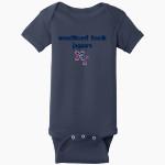 Medford Tech Jaguars <span class="pdp-name-mascot">Medford Tech High School Jaguars</span> Rabbit Skins Infant Short Sleeve Baby Rib Onesie Front Thumbnail