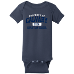 Calvary Lions <span class="pdp-name-mascot">Calvary Lions</span> Rabbit Skins Infant Short Sleeve Baby Rib Onesie Front Thumbnail