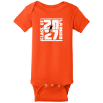 LARNED HIGH SCHOOL INDIANS <span class="pdp-name-mascot">LARNED INDIANS</span> Rabbit Skins Infant Short Sleeve Baby Rib Onesie Front Thumbnail
