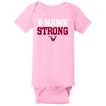 Viterbo V-Hawks <span class="pdp-name-mascot">Viterbo V-Hawks</span> Rabbit Skins Infant Short Sleeve Baby Rib Onesie Front Thumbnail