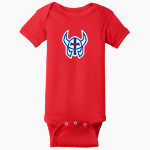 Wisconsin Lutheran Vikings Rabbit Skins Infant Short Sleeve Baby Rib Onesie Front Thumbnail