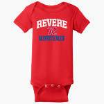REVERE MINUTEMEN ONLINE STORE Rabbit Skins Infant Short Sleeve Baby Rib Onesie Front Thumbnail
