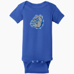 DURAND HIGH SCHOOL BULLDOGS <span class="pdp-name-mascot">DURAND BULLDOGS</span> Rabbit Skins Infant Short Sleeve Baby Rib Onesie Front Thumbnail